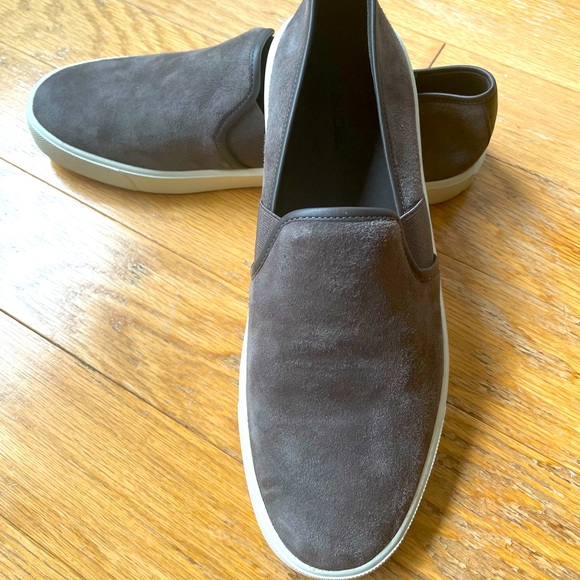 Vince Preston suede slip-on sneakers, NEW, sz8 - Picture 1 of 4
